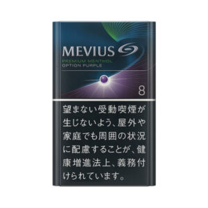 MEVIUS Premium Menthol Option Purple 8 - 1 Carton (10 Packs)