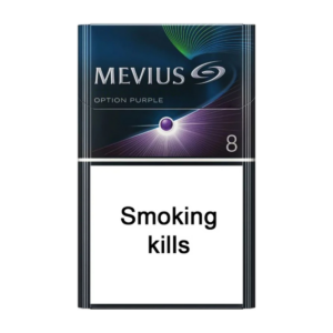 MEVIUS Option Purple 8 cigarette pack